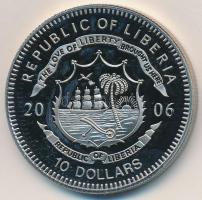 Libéria 2006. 10$ "Szabadság pillanatai-Magyar Forradalom 1956" multicolor T:PP ujjlenyoma...