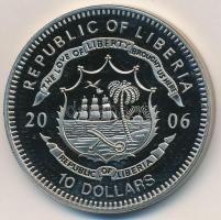 Libéria 2006. 10$ "Szabadság pillanatai-Afganisztán felszabadítása 2001" multicolor, tanús...