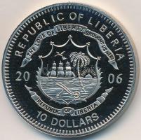 Libéria 2006. 10$ "Szabadság pillanatai - Woodstock-i Fesztivál 1969" multicolor, tanúsítv...