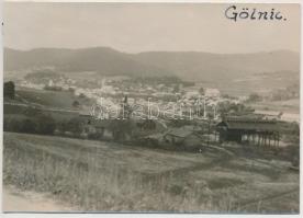 cca 1920-1930 Gölnicbánya, fotólap, 9x12,5 cm / Gelnica, Slovakia, photocard, 9x12,5 cm