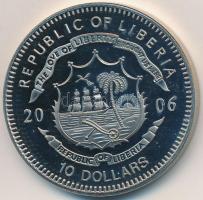 Libéria 2006. 10$ "Szabadság pillanatai - Indokína függetlensége 1954" multicolor, tanúsít...