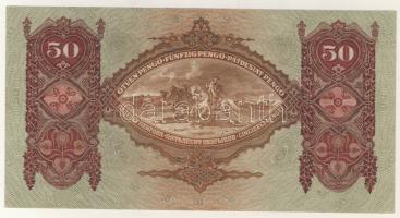 1932. 50P "III. Numizmatikai..." fny-sal T:II