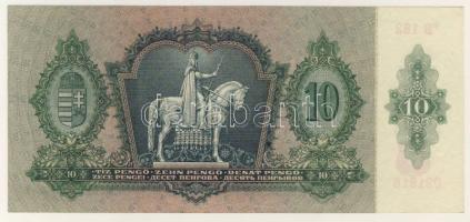 1936. 10P "*"-os "Numizmatikai Hírös Kecskemét" fny-sal + a bankjegyen szereplő ...