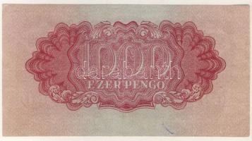 1944. "V.H." 1000P T:II/III szélei igen picit restaurálva