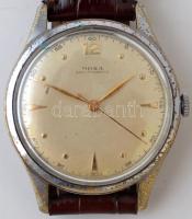 Doxa antimagnetic, másodpercmutatós svájci karóra hibátlan számlappal, működő állapotban, új bőr szí...