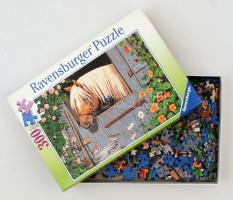 Ravensburger Puzzle, lovas képpel, 300db-os, eredeti dobozban, 23x33cm