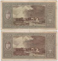 1945. 50P (4x) T:III