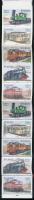 Vonatok bélyegfüzet, Locomotive stamp booklet