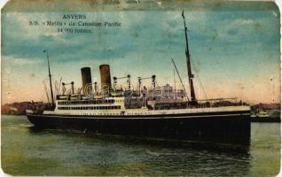 5 db RÉGI képeslap, egy modern lappal, vegyes minőség; Margitszigeti sportuszoda, SS Melita, RMS Imp...