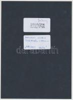 1984 Jankovszky György(1946-): Maginot Erőd, feliratozva, aláírt, pecséttel jelzett, kartonra kasíro...