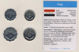 Irak modern szett 5F,10F,25F,50F T:1