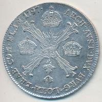 Osztrák Németalföld 1797B 1/4 Koronatallér Ag "II. Ferenc" (7,18g) T:2 juszt. Austrian Netherlands 1797B 1/4 Kronenthaler Ag "Franz II" (7,18g) C:XF just. Krause KM# 60