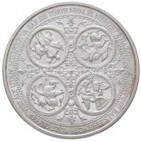 Bognár György (1944-) 1996. "Honfoglalás Millecentenárium" nagyalakú vastag Ag emlékérem, ...