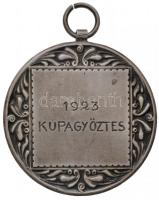 Tarján Oszkár (1875-1933) 1923. "Magyar Labdarúgók Szövetsége 1909" jelzett Ag díjérem fül...