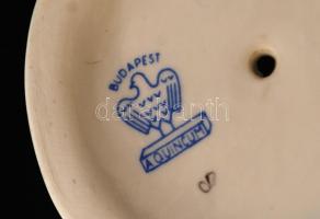 Aquincumi akt, kézzel festett, jelzett, hibátlan, m: 22,5 cm