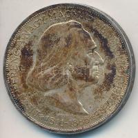 1936. 2P Ag "Liszt Ferenc" T:2,2- patina