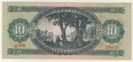 1962. 10Ft áthúzódó papírránccal, emiatt méretváltozás! T:I