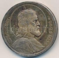 1938. 5P Ag "Szent István" T:2 patina, apró ph. Adamo P8.1