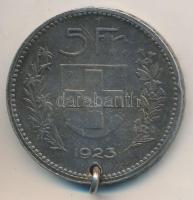 Svájc 1923B 5Fr Ag T:2-,3 lyukasztott, ph. Switzerland 1923B 5 Francs Ag C:VF,F hole, edge error Krause KM# 37