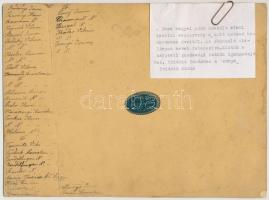 1906 Ada, Elemi iskolai csoportkép, feliratozva, S. Peruczky kalocsai műterméből, kartonra kasírozot...