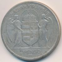 1930. 5P Ag "Horthy jobbra" T:3
Adamo P8