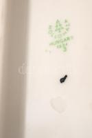 Hollóházi agár, kézzel festett, jelzett, hibátlan, m: 27,5 cm