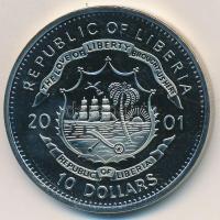 Libéria 2001. 10$ "Szabadság pillanatai - Spartacus felkelése" multicolor, tanúsítvánnyal ...