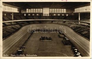 1936 Berlin, Olympics, Deutschlandhalle, Radrennbahn / bicycle track, '1936 XI. Olympiade' So. Stpl (EK)