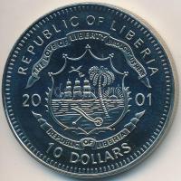 Libéria 2001. 10$ "Szabadság pillanatai - Tell Vilmos 14. század" multicolor, tanúsítvánnyal T:PP   Liberia 2001. 10 Dollars "Moments of Freedom - William Tell 14th century" multicolor, with certificate C:PP