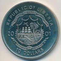Libéria 2001. 10$ "Szabadság pillanatai - Mandela elnök lesz 1994." multicolor, tanúsítvánnyal T:PP   Liberia 2001. 10 Dollars "Moments of Freedom - Mandela for President 1994." multicolor, with certificate C:PP