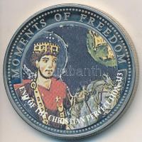 Libéria 2001. 10$ "Szabadság pillanatai-A keresztényüldözés megszüntetése 313." multicolor...