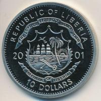 Libéria 2001. 10$ "Szabadság pillanatai- Magyar Szabadságharc 1848-49." multicolor, tanúsítvánnyal T:PP  Liberia 2001. 10 Dollars "Moments of Freedom - Hungarian War of Independence 1848-49" multicolor, with certificate C:PP