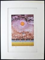 Lubin jelzéssel: Francia tengerpart. Computer print, papír, 21×15 cm