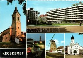 Magyar zsinagógák - 10 db modern városképes lap / 10 modern Hungarian postcards of synagogues, Judai...