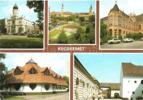 Magyar zsinagógák - 10 db modern városképes lap / 10 modern Hungarian postcards of synagogues, Judai...