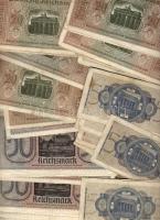 Deutsches Reich 1939-1945. Reichskreditkassen 5RM, 20RM, 50RM 20-20 db bankjegy, T: klf.