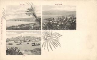 Haifa, Beirut, Jaffa, floral; Hermann Hillger Verlag