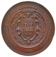 Ausztria 1864. "Carl Freiherr von Scheuchenstuel" kétoldalas Br emlékérem. Szign.: Carl Ra...