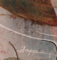 Modern üvegezett keret nyomattal, belső 30×24 cm, külső: 34,5×28,5 cm