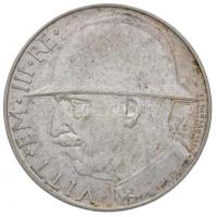 Olaszország 1928R 20L Ag "Az I. Világháború végének 10. évfordulója" (20,03g) T:2 patina Italy 1928R 20 Lire Ag "10th Anniversary - End of World War I" (20,03g) C:XF patina Krause KM# 70