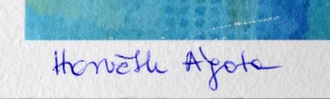 Horváth Ágota (1959-): A szökőkút és a szellem. C-print (1/25), papír, jelzett, 18×24 cm