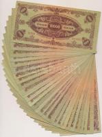 1945. 10.000P (30x) mind "MNB" bélyeggel T:vegyes