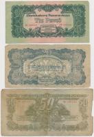 1944. 1P-100P (10x) "A Vörös Hadsereg Parancsnoksága" T:vegyes