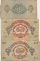 1944. 1P-100P (10x) "A Vörös Hadsereg Parancsnoksága" T:vegyes