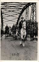 1938 Komárom, Komarno; bevonulás, Horthy Miklós / entry of the Hungarian troops, Horthy 1938 Rozsnyó visszatért So.Stpl