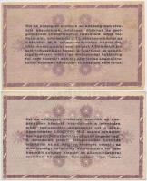 1946. 10db-os vegyes magyar adópengő bankjegy tétel, közte fordított címeres, sorozat- és sorszám né...