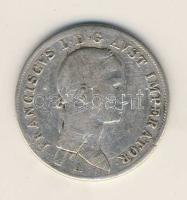 Ausztria 1831A 20Kr Ag ritka típus, a hajlokni rásimul a nyakra! T:3 RR!!