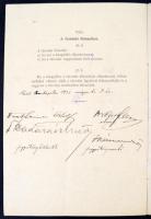 1923 A Salgó-Tarjáni Kőszénbánya Rt. Alapszabályai. Benne dr. Chorin Ferenc elnök és Wertheimer Adol...