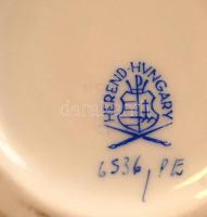 Herendi petrezselyem mintás kis váza, kézzel festett, jelzett, hibátlan, m:10 cm