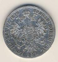 Ausztria 1879. 1Fl Ag T:3 ph